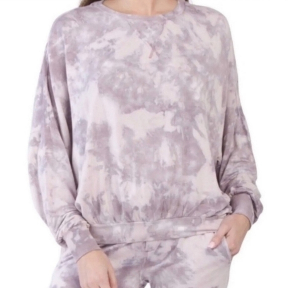 YOUNG Fabulous & Broke Tye Dye Marble Long Sleeve Top Sweatshirt Size Medium - Picture 1 of 8